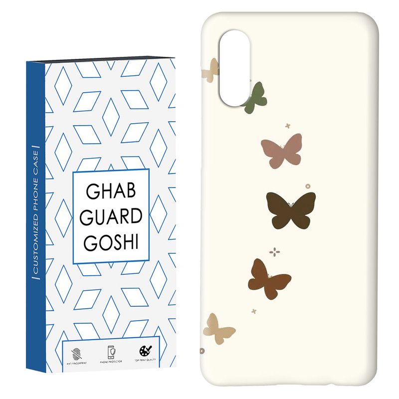 کاور قاب گارد گوشی طرح پروانه کد Dimo-867 مناسب برای گوشی موبایل سامسونگ Galaxy A02 / M02