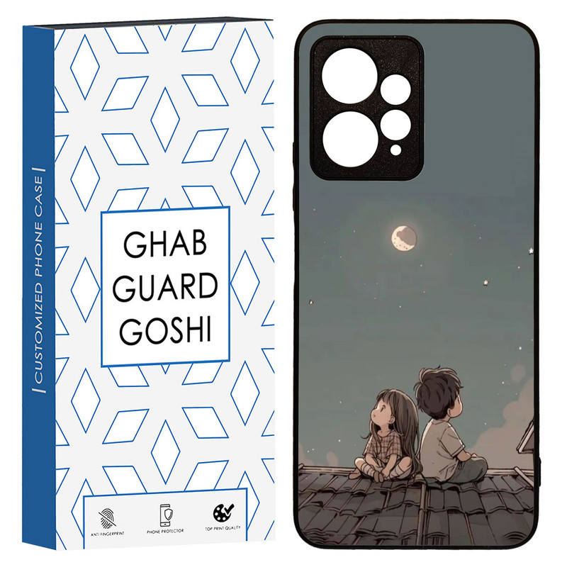 کاور قاب گارد گوشی طرح پسر و دختر کد TPU-183 مناسب برای گوشی موبایل شیائومی Redmi Note 12 4G