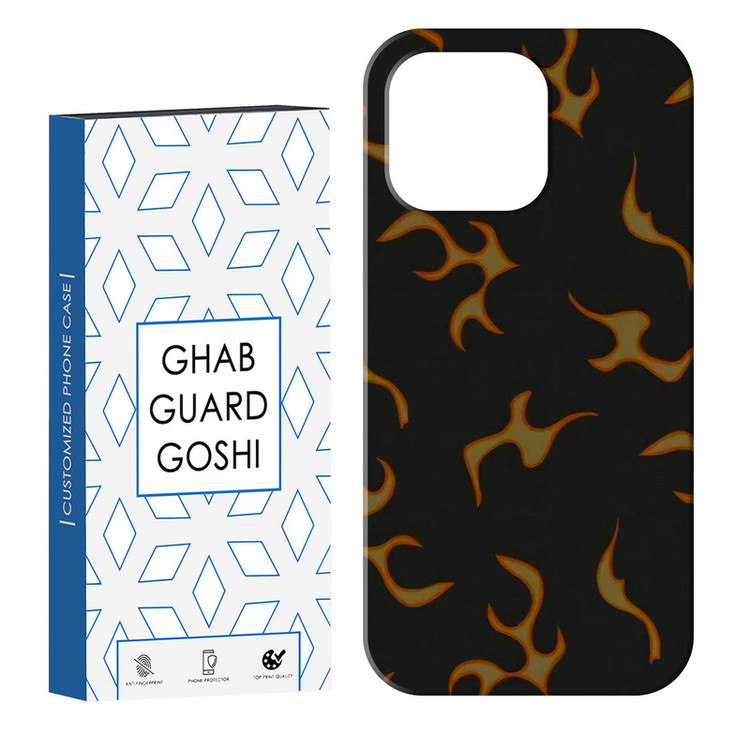 کاور قاب گارد گوشی طرح اتیش کد Dimo-936 مناسب برای گوشی موبایل اپل IPHONE 14 PRO