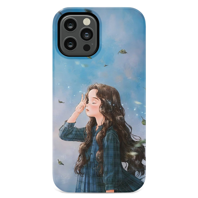 کاور طرح دختر کد DIMO-037 مناسب برای گوشی موبایل اپل  iphone 13 pro max