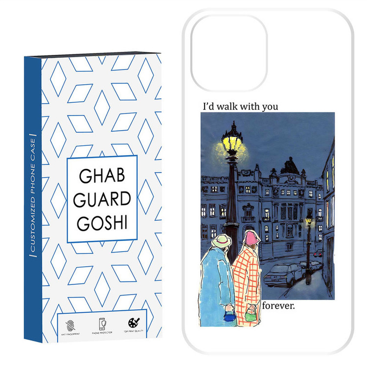 کاور قاب گارد گوشی طرح خیابان کد Dimo-669 مناسب برای گوشی موبایل اپل IPHONE 12 / 12 PRO