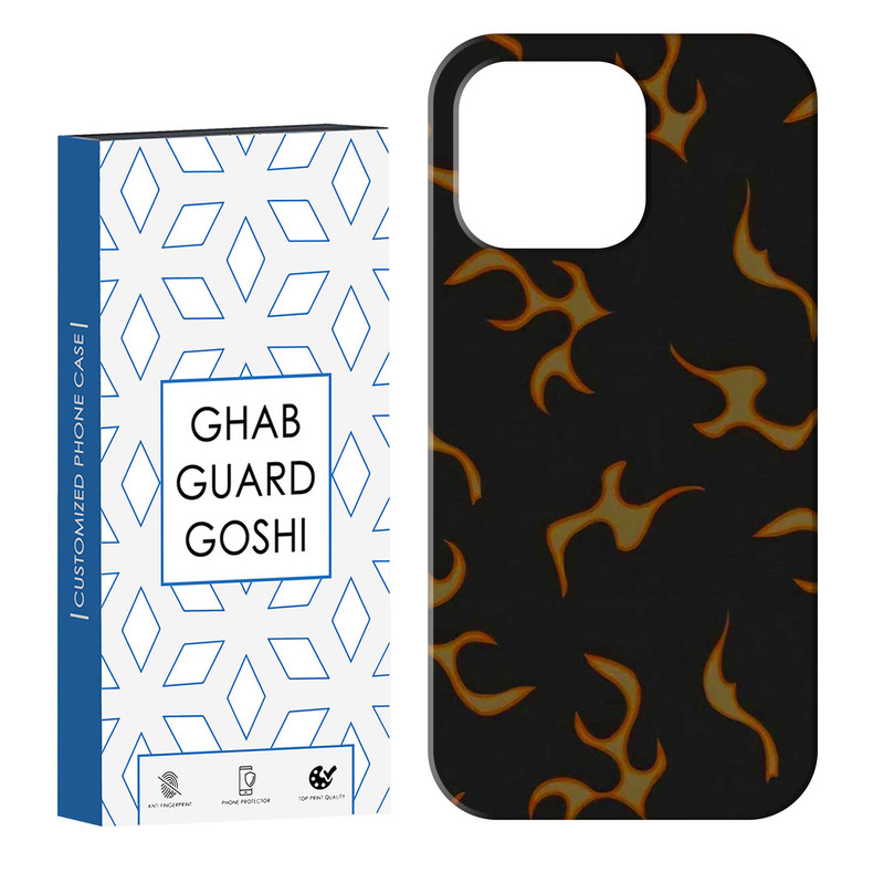 کاور قاب گارد گوشی طرح اتیش کد Dimo-936 مناسب برای گوشی موبایل اپل  IPHONE 13 PRO MAX