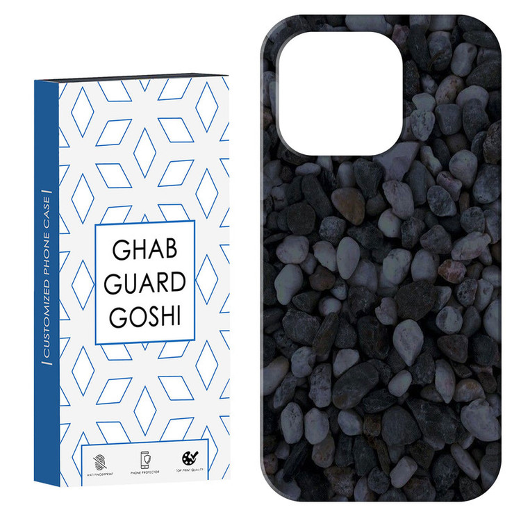 کاور قاب گارد گوشی طرح قلوه سنگ کد Dimo-256 مناسب برای گوشی موبایل اپل IPHONE 16 PRO MAX