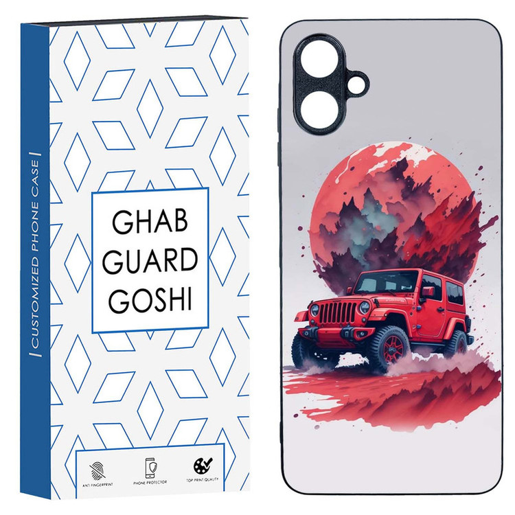 کاور قاب گارد گوشی طرح ماشین کد TPU-147 مناسب برای گوشی موبایل سامسونگ Galaxy A06