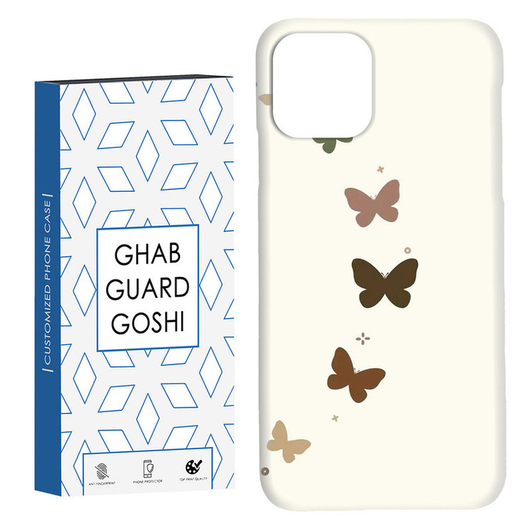 کاور قاب گارد گوشی طرح پروانه کد Dimo-867 مناسب برای گوشی موبایل اپل IPHONE 11