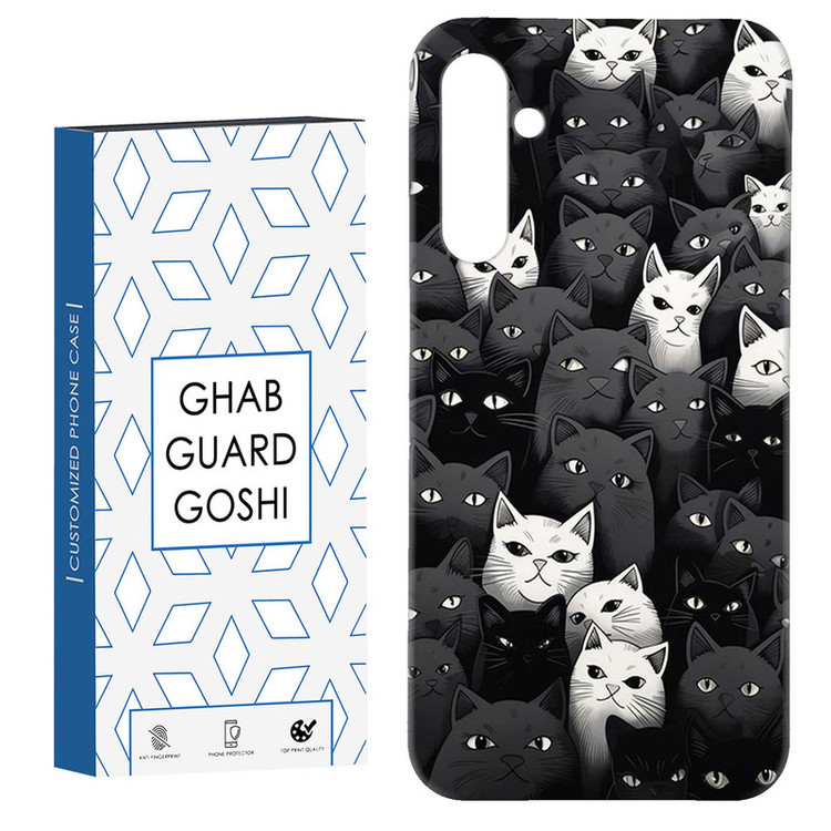 کاور قاب گارد گوشی طرح گربه کد Dimo-354 مناسب برای گوشی موبایل سامسونگ GALAXY A15