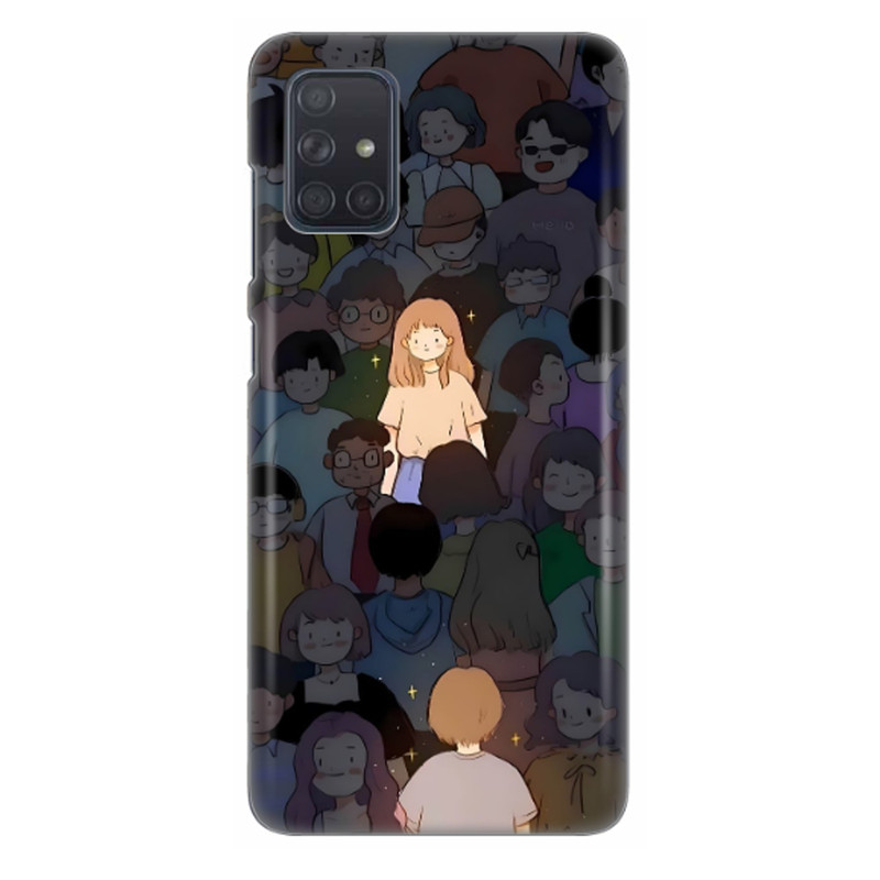 کاور طرح دختر درخشان کد DIMO-061 مناسب برای گوشی موبایل سامسونگ Galaxy A71