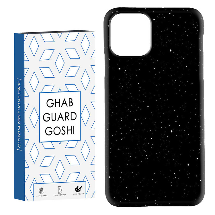 کاور قاب گارد گوشی طرح اسمان پر ستاره کد Dimo-926 مناسب برای گوشی موبایل اپل IPHONE 11
