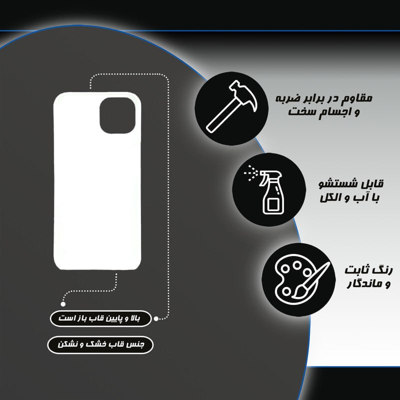 کاور طرح برگ کد DIMO-075 مناسب برای گوشی موبایل اپل iphone 13 pro