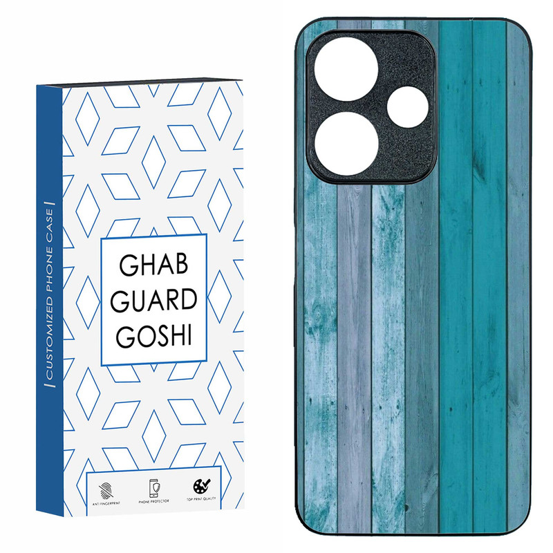 کاور قاب گارد گوشی طرح چوب آبی کد TPU-254 مناسب برای گوشی موبایل شیائومی  REDMI 13