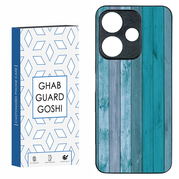 کاور قاب گارد گوشی طرح چوب آبی کد TPU-254 مناسب برای گوشی موبایل شیائومی REDMI 13