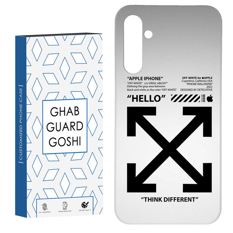 کاور قاب گارد گوشی طرح off withe کد Dimo-645 مناسب برای گوشی موبایل سامسونگ Galaxy A34 / A34 5g