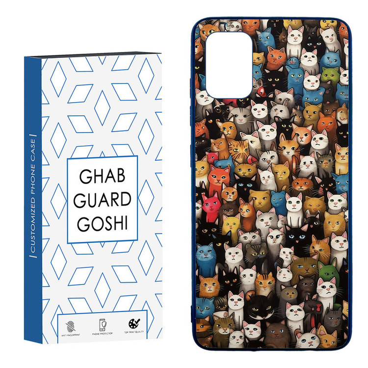 کاور قاب گارد گوشی طرح گربه کد TPU-293 مناسب برای گوشی موبایل سامسونگ Galaxy A51