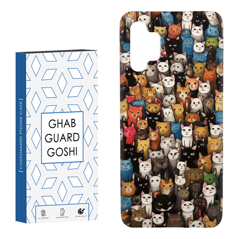 کاور قاب گارد گوشی طرح گربه کد Dimo-293 مناسب برای گوشی موبایل سامسونگ Galaxy A13 4G / A32 5G