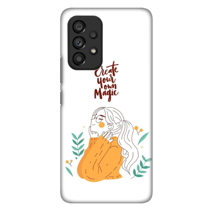 کاور طرح دختر خوشحال کد DIMO-050 مناسب برای گوشی موبایل سامسونگ Galaxy A73 5G / A73