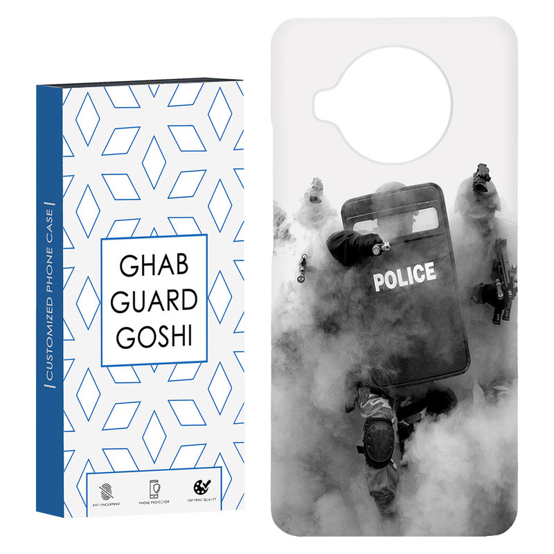 کاور قاب گارد گوشی طرح police کد Dimo-136 مناسب برای گوشی موبایل شیائومی Mi 10t lite