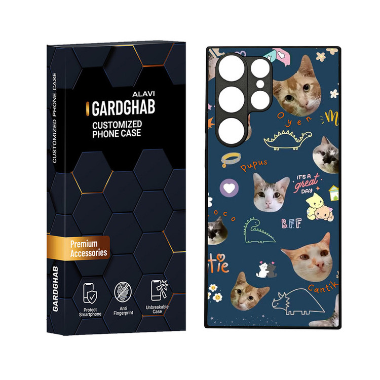 کاور گارد قاب علوی مدل دورژله ای مناسب برای گوشی موبایل سامسونگ Galaxy S23 Ultra