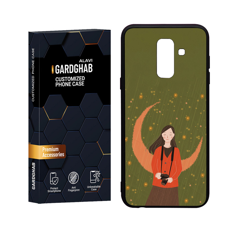 کاور گارد قاب علوی مدل Glass مناسب برای گوشی موبایل سامسونگ Galaxy A6 Plus