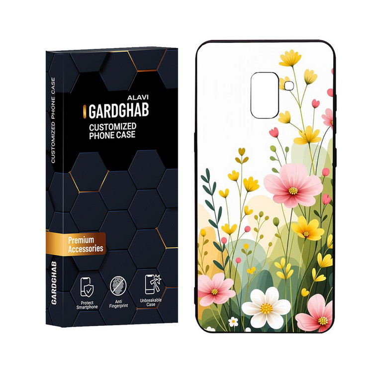کاور گارد قاب علوی مدل Glass مناسب برای گوشی موبایل سامسونگ Galaxy A8 Plus