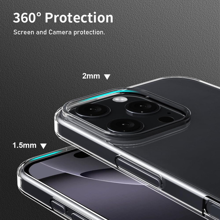 کاور مدل ژله ای مناسب برای گوشی موبایل اپل iphone 16 Pro Max
