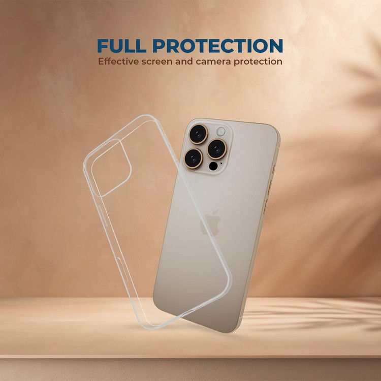 کاور مدل ژله ای مناسب برای گوشی موبایل اپل iphone 16 Pro Max