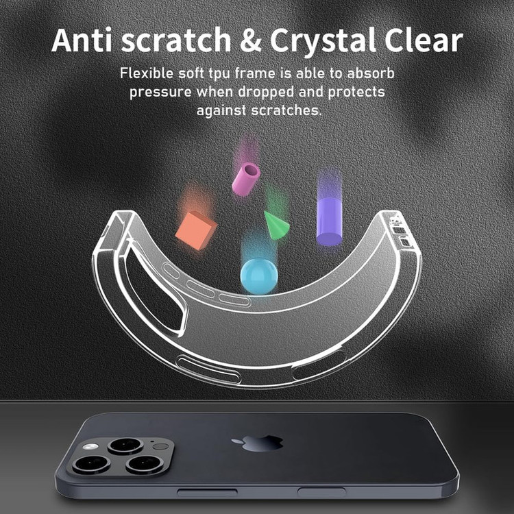 کاور مدل ژله ای مناسب برای گوشی موبایل اپل iphone 16 Pro Max