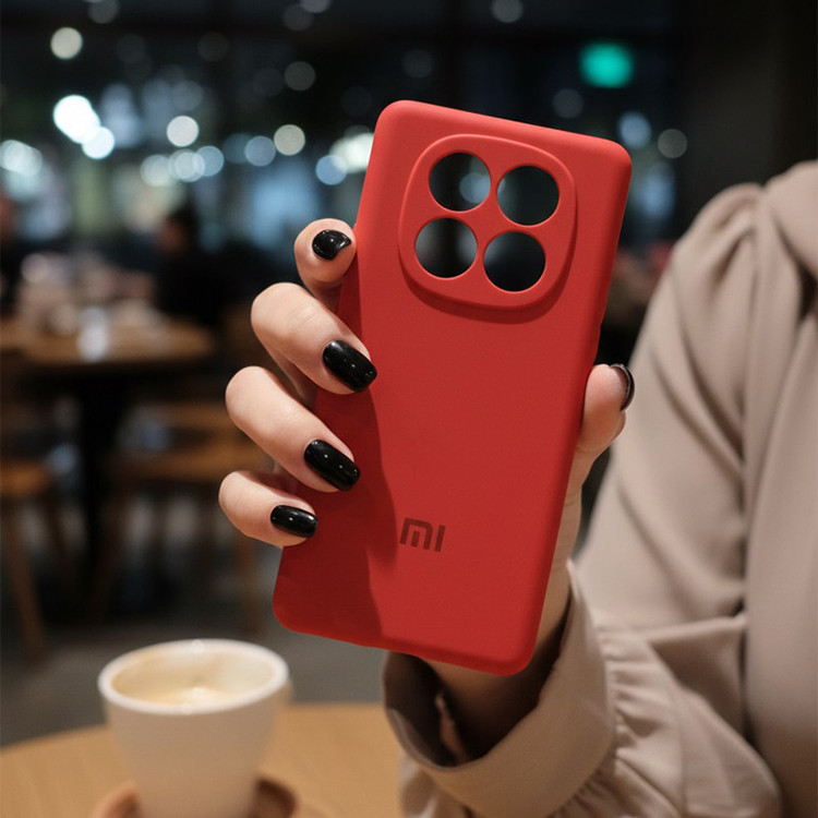 کاور مدل silicon مناسب برای گوشی موبایل شیائومی redmi note 14pro 4G
