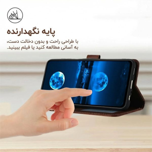 کیف کلاسوری مدل چرمی مناسب برای گوشی موبایل هوآوی Y7 2017