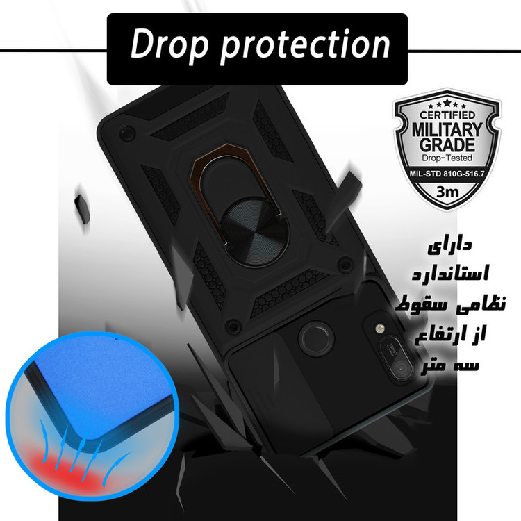 کاور پرشین کینگ مدل KD21 مناسب برای گوشی موبایل هوآوی Y6 Prime 2019 / Y6S / آنر 8A