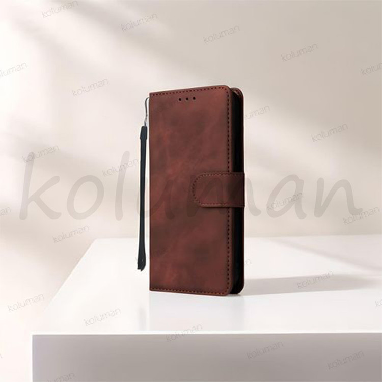 کیف کلاسوری کلومن مدل چرمی مناسب برای گوشی موبایل شیائومی Redmi Note 12 4G به همراه بند آویز