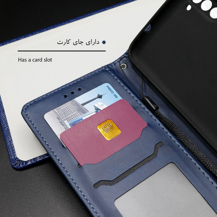 کیف کلاسوری گرین گارد طرح چرمی مدل Landing کد 02 مناسب برای گوشی موبایل سامسونگ Galaxy A05 به همراه بند آویز
