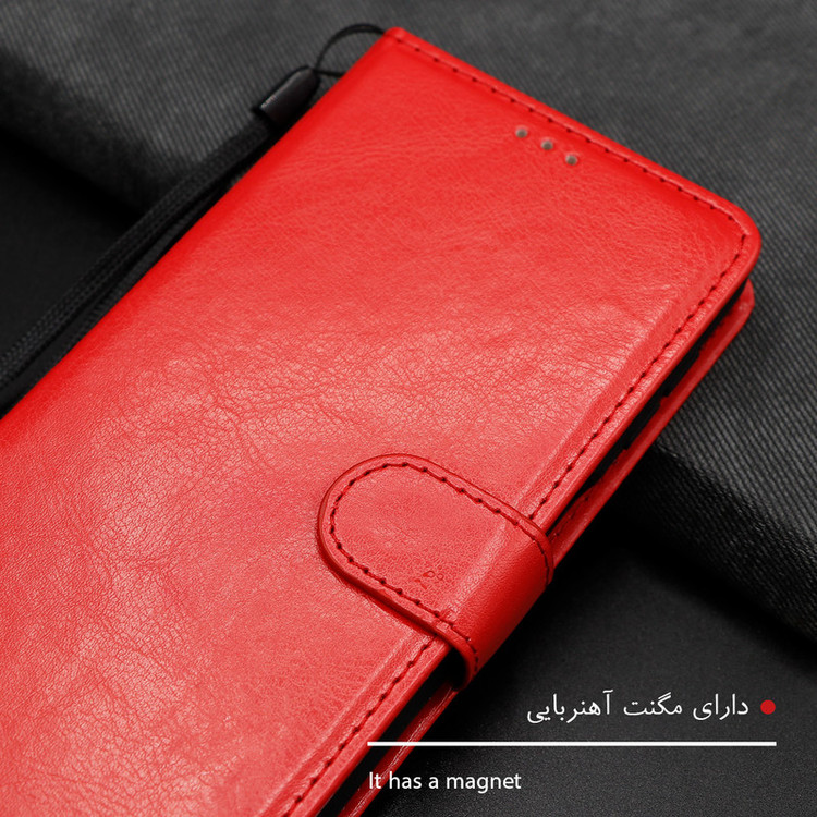 کیف کلاسوری گرین گارد طرح چرمی مدل Landing کد 02 مناسب برای گوشی موبایل سامسونگ Galaxy A05 به همراه بند آویز