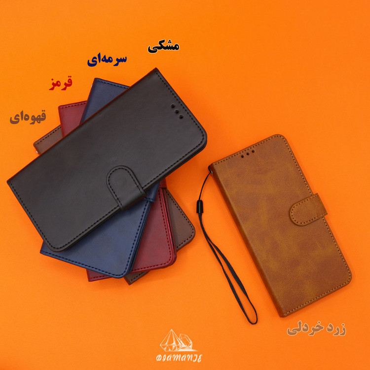 کیف کلاسوری دیامانته مدل Bandaviz Gn مناسب برای گوشی موبایل آنر X8 به همراه بند آویز