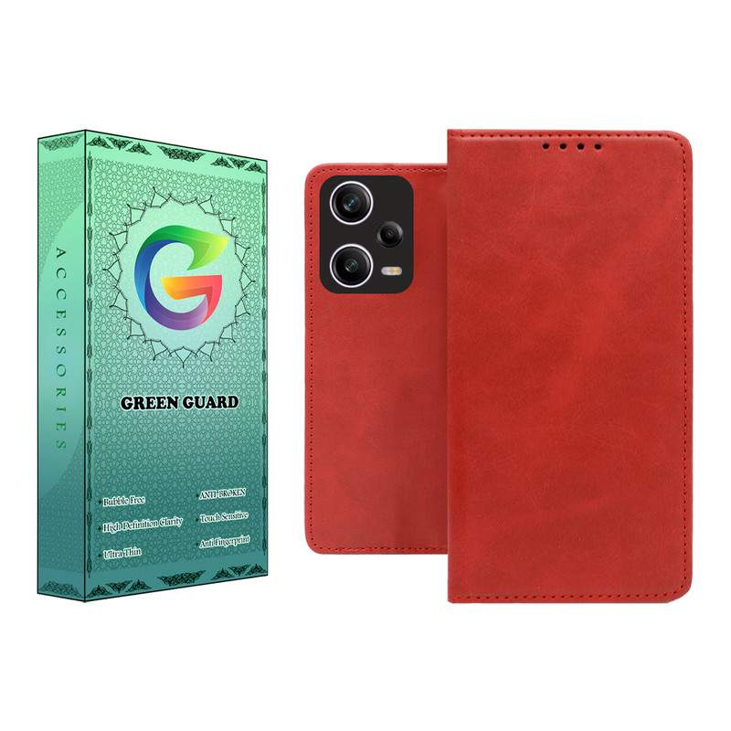 کیف کلاسوری گرین گارد طرح چرمی مدل Bitta مناسب برای گوشی موبایل شیائومی Redmi Note 12 Pro 5G