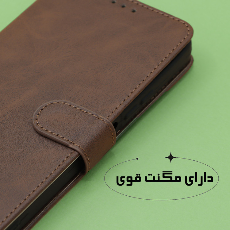 کیف کلاسوری مدل Morning مناسب برای گوشی موبایل شیائومی Poco F4 به همراه بندآویز