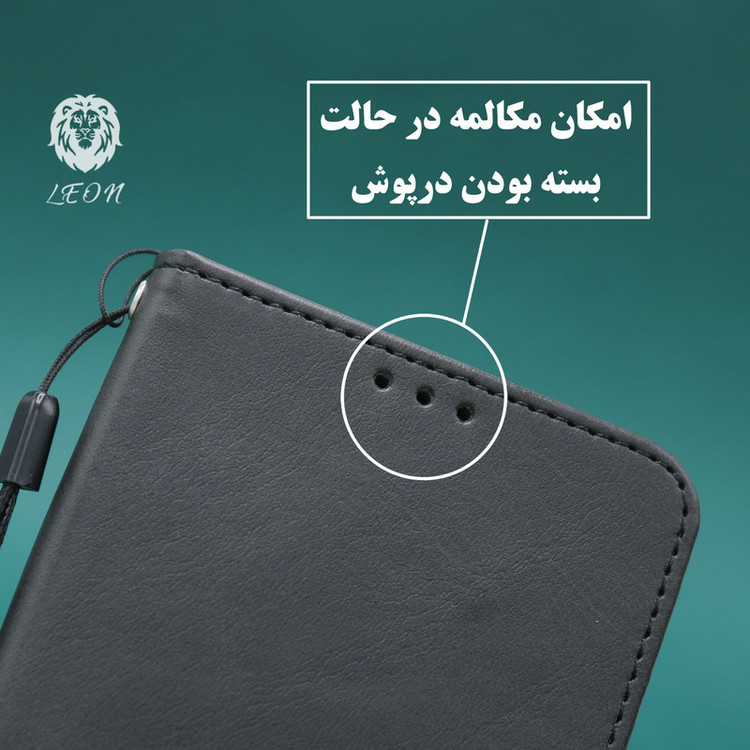 کیف کلاسوری لئون مدل Mortand Oro مناسب برای گوشی موبایل آنر X6