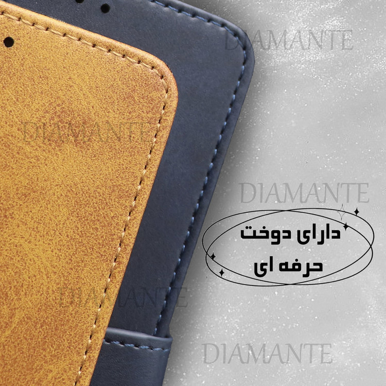 کیف کلاسوری دیامانته مدل تانگو مناسب برای گوشی موبایل آنر X6