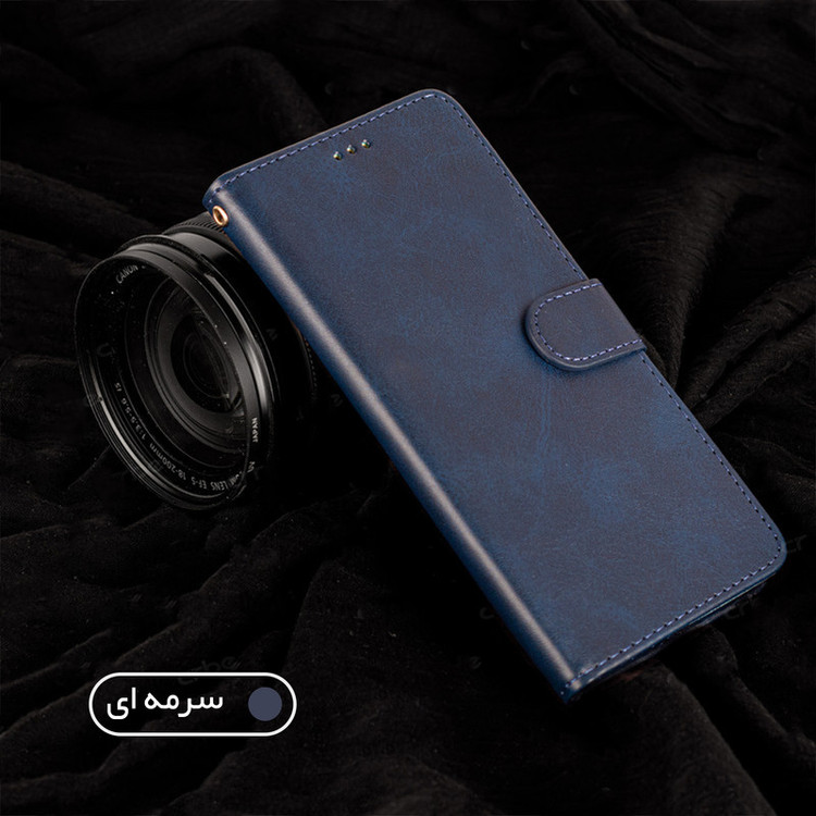 کیف کلاسوری کلومن مدل چرمی مناسب برای گوشی موبایل سامسونگ Galaxy A04S / A13 5G به همراه بند آویز