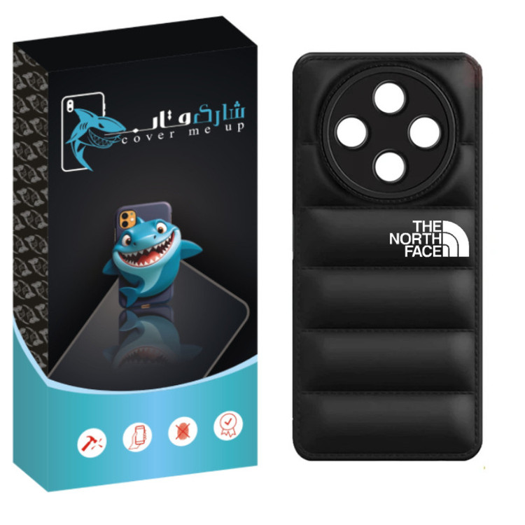 کاور شارک قاب مدل پافری TNF مناسب برای گوشی موبایل شیائومی Redmi 14C