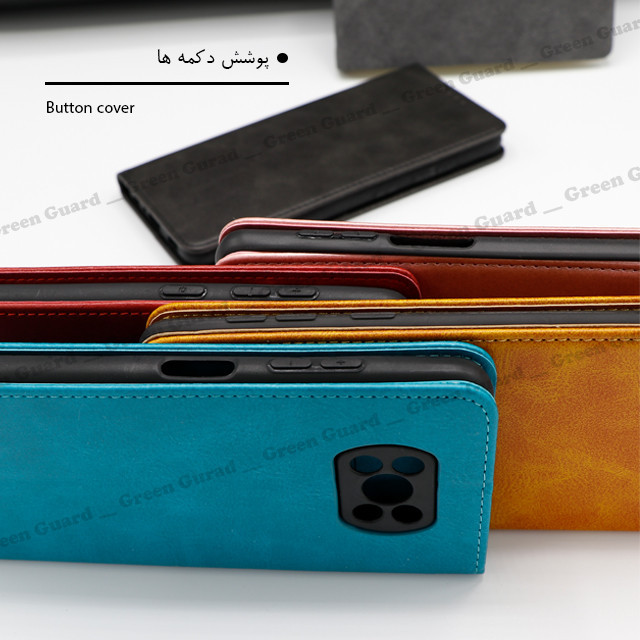 کیف کلاسوری گرین گارد طرح چرمی مدل Bitta مناسب برای گوشی موبایل سامسونگ Galaxy A35
