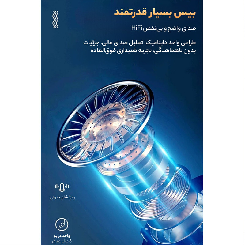 هدفون بلوتوثی مدل M19 V5.3 ORIGINAL کد mi1