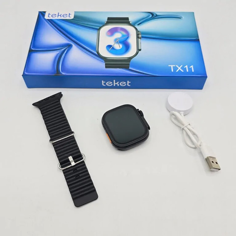 ساعت هوشمند 48 میلیمتری مدل TX11 با بند سیلیکونی کد mi1