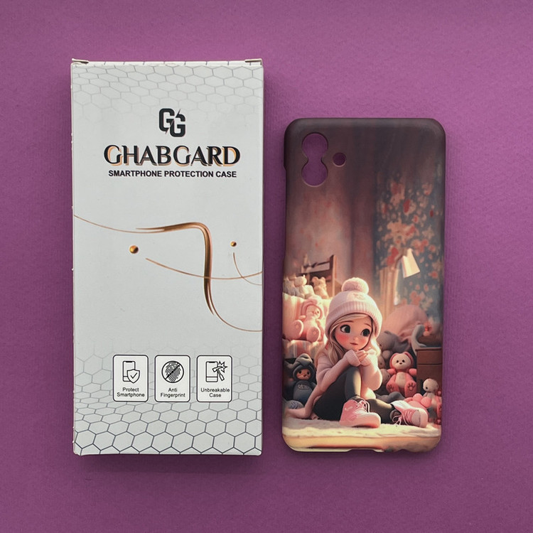 کاور قاب گارد مدل دخترانه مناسب برای گوشی موبایل سامسونگ Galaxy A04 4G