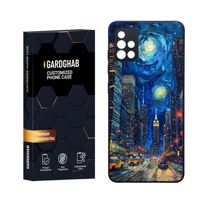 کاور گارد قاب مدل دورژله ای هنری مناسب برای گوشی موبایل سامسونگ Galaxy A51