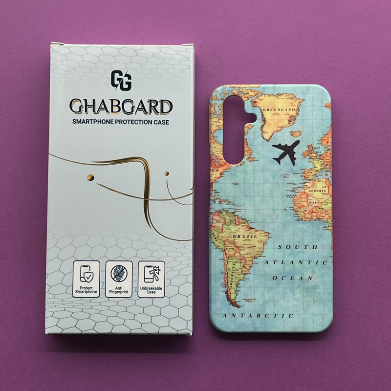 کاور قاب گارد مدل نقشه مناسب برای گوشی موبایل سامسونگ Galaxy A54