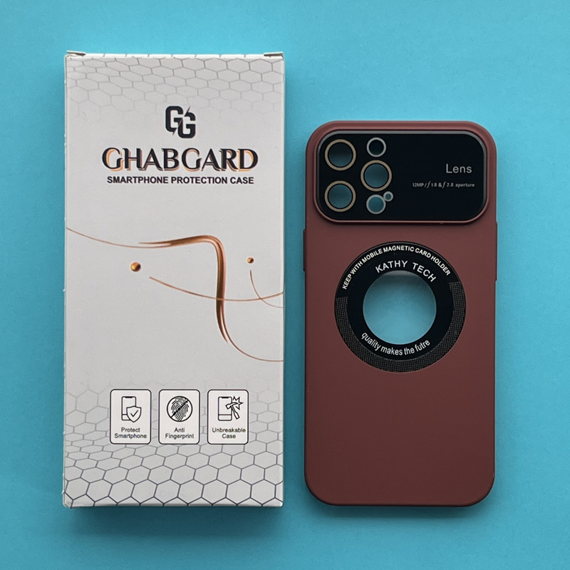 کاور قاب گارد مدل طلقی مگ سیف دار مناسب برای گوشی موبایل اپل IPhone 12 PROMAX