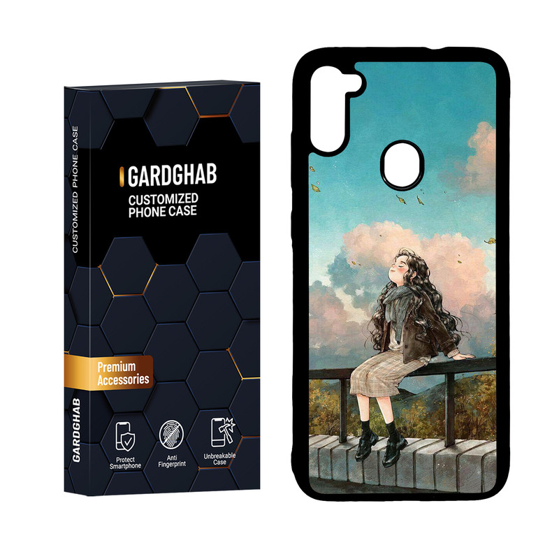 کاور گارد قاب مدل دور ژله ای دخترانه مناسب برای گوشی موبایل سامسونگ Galaxy A11 / M11