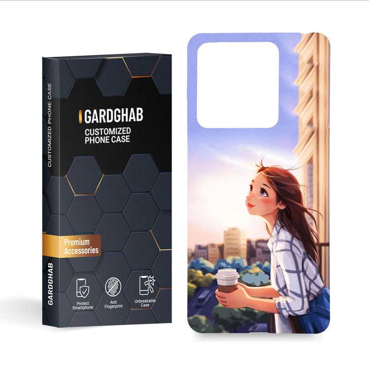 کاور گارد قاب مدل دخترانه مناسب برای گوشی موبایل شیائومی redmi note 13 5g