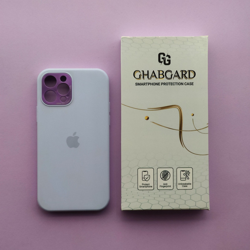 کاور قاب گارد مدل سیلیکونی ساده مناسب برای گوشی موبایل اپل iPhone 12 Pro