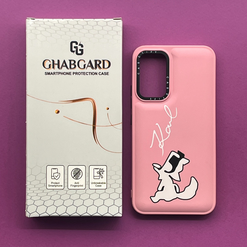 کاور قاب گارد مدل پافری دخترانه مناسب برای گوشی موبایل سامسونگ  Galaxy A34